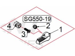 G&G SG 550 551 552 553 fire selector right G550-19