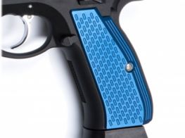 ASG Aluminium Grip Shells for CZ SP-01 Shadow (Blue)