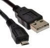 Kenable USB A to Micro B Shielded Fast Charge Cable 1m Lead black