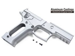 Guarder Aluminum Silver Frame For Marui P226 E2 (E2 Marking/Alum. Original)