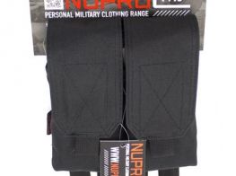 Nuprol PMC M4 Double Flap Lid Mag Pouch (Black)