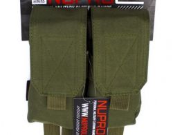 Nuprol PMC M4 Double Flap Lid Mag Pouch (Green)