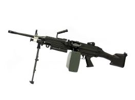 A&K M249 MK2 AEG with Sound Control Drum Magazine (Black)(AK-M249-MK2-P)