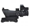 AIM ACOG 4x32 Scope Red / Green Reticle with QD Mount + Mini Red Dot (Black)
