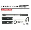 Angry Gun Steel Outer Barrel Front Set for XM177E2 MWS M4 GBB