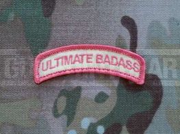 Gun Point Gear Ultimate Badass - Strawberry Velcro Patch