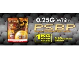 G&G .25g Perfect BB's 4000 rnd Resealable Bag (White)