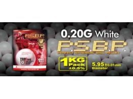 G&G .20g Perfect BB's 5000 rnd Resealable Bag (White)