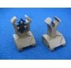 Gbase DM Front and Rear Folding Sights (Dark Earth)