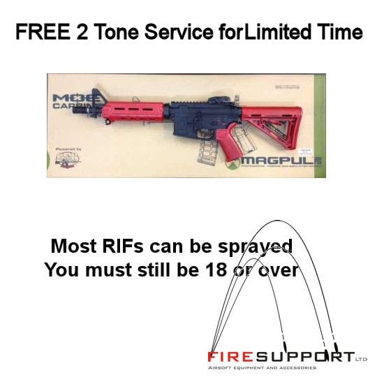 Fire-Support Two-Tone Spray Option for AEG's / Snipers / Shotguns for Non Registered Players
