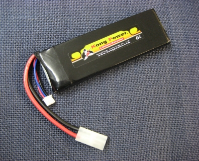 Kong Power 7.4v 3300mAh 25c LiPo Rechargeable Battery (Single Pack)(Large Tamiya)