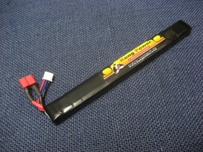 Kong Power 7.4v 1400mAh 15c LiPo Rechargeable Battery (Stick Pack)(Deans)