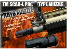 PDI Prot Muzzle Marui Recoil SCAR Flash Hider (14mm CCW)
