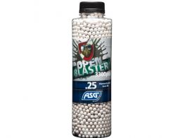 ASG Open Blaster .25g Bio BB's 3300 rnd Bottle (White)
