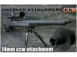PDI 14mm CCW Silencer Attachment for CA M24.