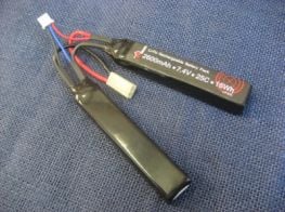 Vapex 7.4v 2600mAh 20c LiPo Battery (Split Type)(Mini Tamiya)