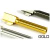Laylax(Nineball) Metal Flute Straight Outer Barrel for Marui GLK G17/G18C (GOLD)