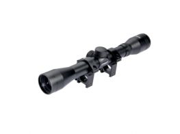 Strike 4x32 Rifle Scope with Mount Rings
