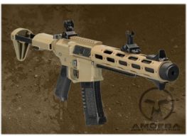 Ares Amoeba Honey Badger Airsoft Gun AEG (Dark Earth)