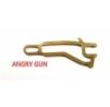ANGRY GUN Steel Bolt Stop Plate for Marui MWS M4 / CQBR Block 1
