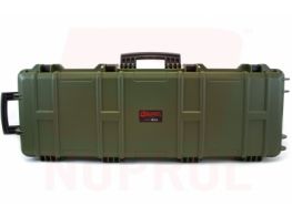 Nuprol Large Hard Gun Case (Green) 103cm x33cm x15cm. Wave foam