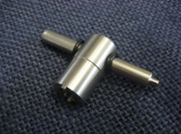 LPE CNC Machined Stainless Steel Valve Key For Tokyo Marui M870 Gas Tanks