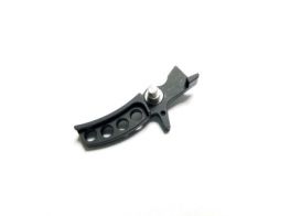 Airsoft Artisan Custom Straight Pull Trigger for Marui M4 AEG (Curved Black)