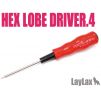 NineBall Hex-lobe Driver .4 tool screw driver