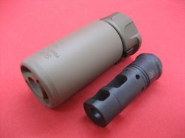 Angry Gun WARDEN BLAST Dummy Silencer with TYPE A MUZZLE BLAKE (FDE)