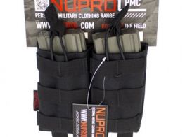 Nuprol NP PMC M4 Double Open Mag Pouch (Black)