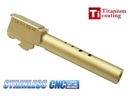 Guarder Stainless Outer Barrel for Marui G18C (Titanium Gold)