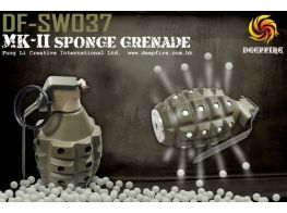Deepfire MK-II Gas Powered BB Firing Sponge Grenade.