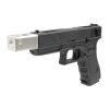 RAtech ESD WE Glock Muzzle Suppressor (CCW 14mm)(Silver)