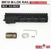 AngryGun MK16 M-LOK RAIL 9.3 Inch - GEN 2 Version (Black)