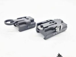 AngryGun HK Style Flip Up Front & Rear Sight Set for HK416 Series. 