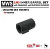 Angry Gun 250MM Carbon Steel Inner Barrel Set (6.03mm) (Chamber & Unicorn Bucking) 60 Degree (MWS)