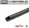 Angry Gun 250MM Carbon Steel Inner Barrel Set (6.03mm) (Chamber & Unicorn Bucking) 60 Degree (MWS)