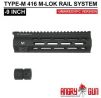 Angry Gun TYPE-M 416 M-LOK Rail System 9 Inch (UMAREX / VFC Version)