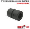 Angry Gun TYPE-M 416 M-LOK Rail System Barrel Nut (Marui 416 NGRS Version)