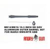 Angrygun 10.3 Inch Aluminium Outer Barrel Set for MK14 / MK16 Rail Series. (MWS)