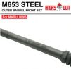 ANGRY GUN Steel Outer Barrel Front Set for M653 MWS GBB.