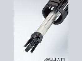 HAO Dark Manica Flash Hider (14mm CCW) Flat Bezel (Black Version)