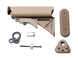 G&G Crane Stock and Tube for M4 GR16 (QD Battery Type)(Tan Version)