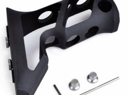Metal CNC Aluminium KM System Long Angled Grip (Black)