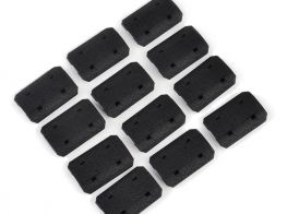 MP Airsoft M-LOK Type 2 Rail Covers.(12 pieces)(Black)