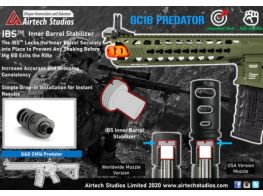 Airtech Studios IBS Inner Barrel Stabilizer G&G Predator.