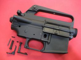 E&C M16A1 Metal Receiver (M-16 A1 CLT CNC logo)(Marui Compatible)(Black)