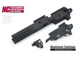 Guarder Aluminium Frame for Marui HI-Capa 5.1 (Standard / STI 2011 / Black)