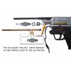WIITech Marui MP5 Recoil CNC Aluminium Hop-up Chamber & Steel Air-tight Nozzle