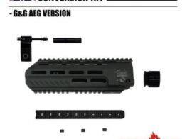 Angry gun L85A3 M-LOK Conversion Kit - G&G AEG Version (Black)
